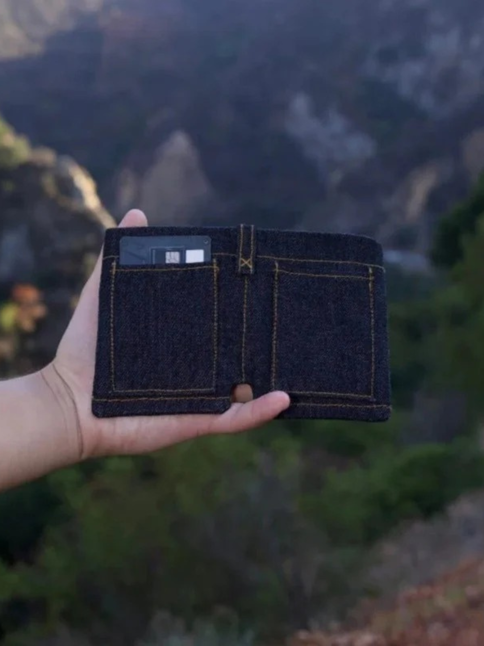 Rivett Denim Slim Wallet