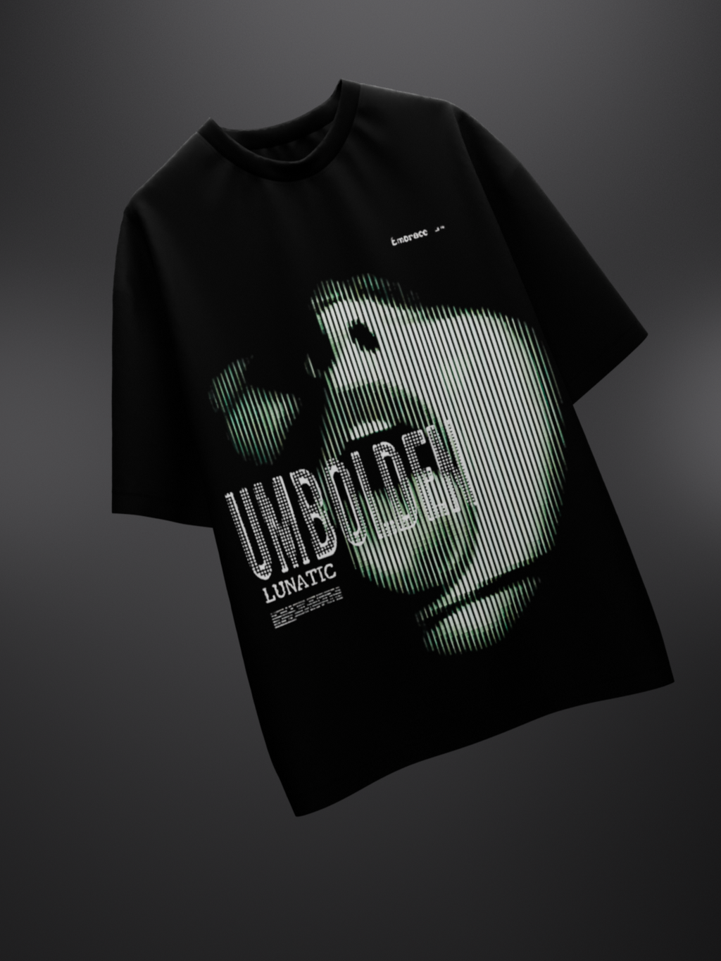 LUNATIC CROPPED OVERSIZED T-SHIRT