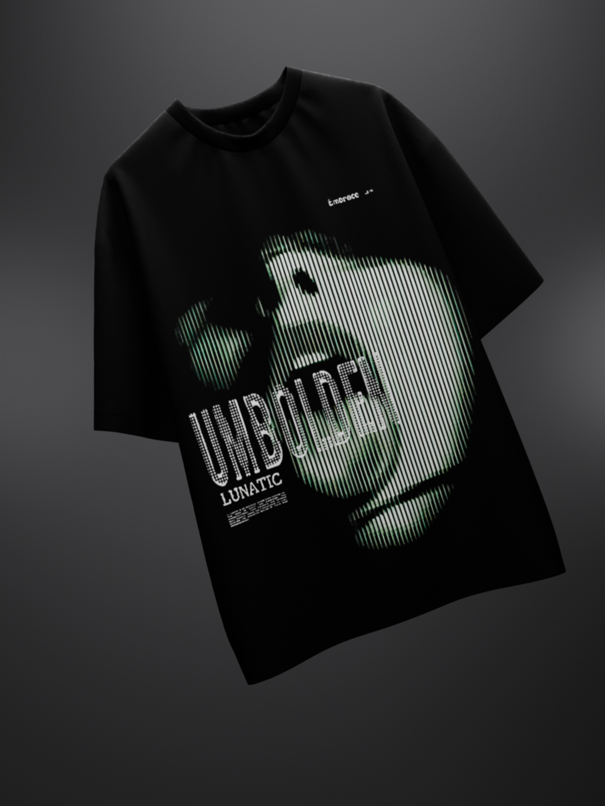 LUNATIC CROPPED OVERSIZED T-SHIRT