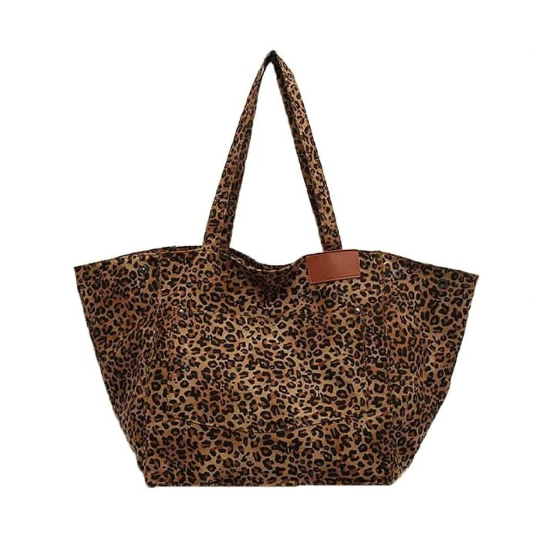 Leopard Print Tote Bag