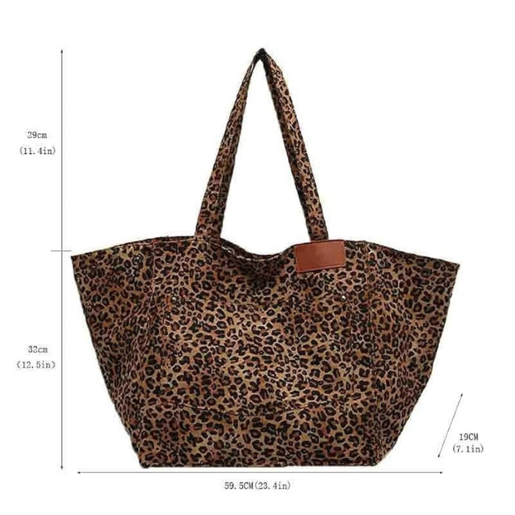 Leopard Print Tote Bag