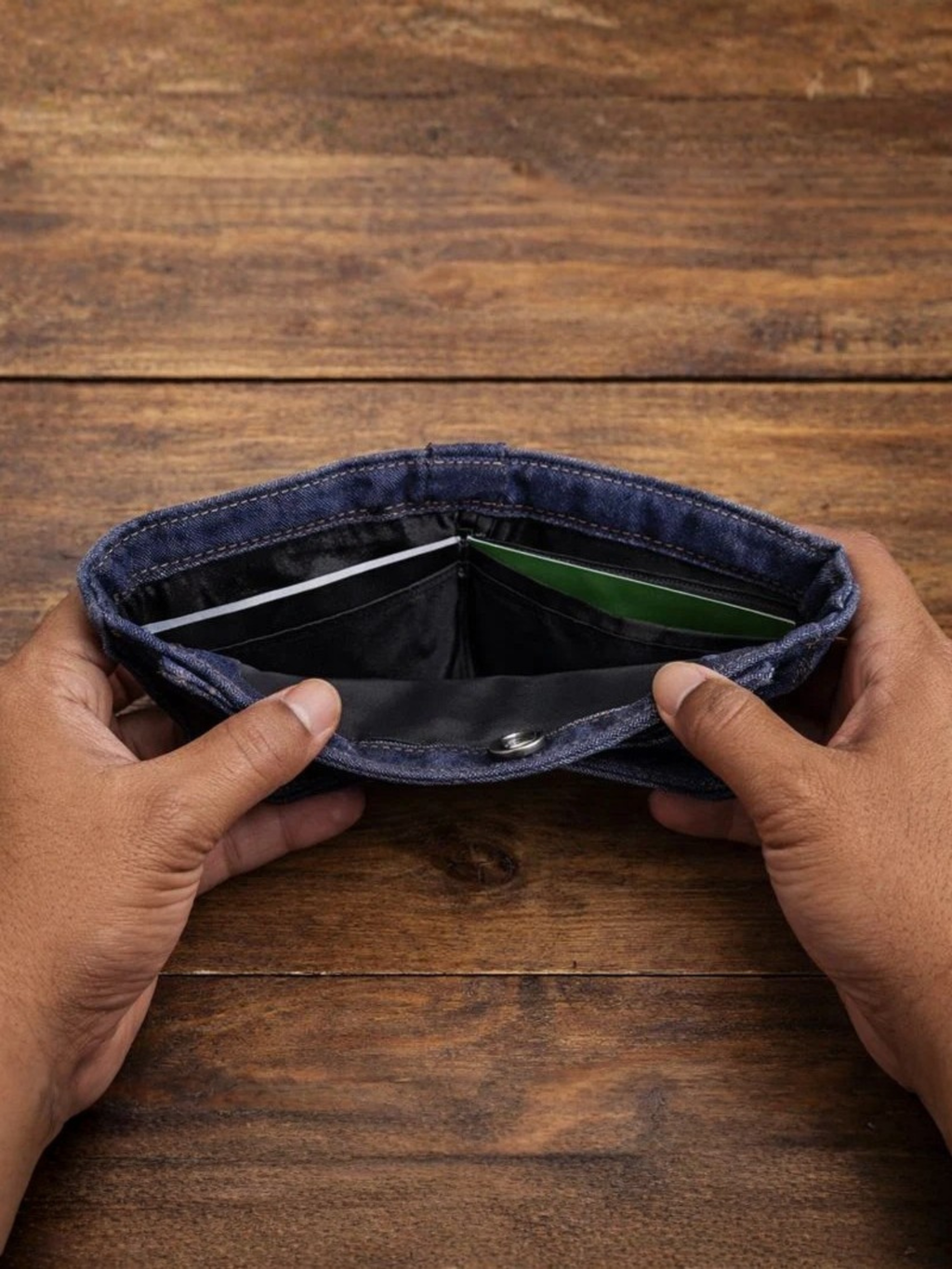 Rivett Denim Slim Wallet