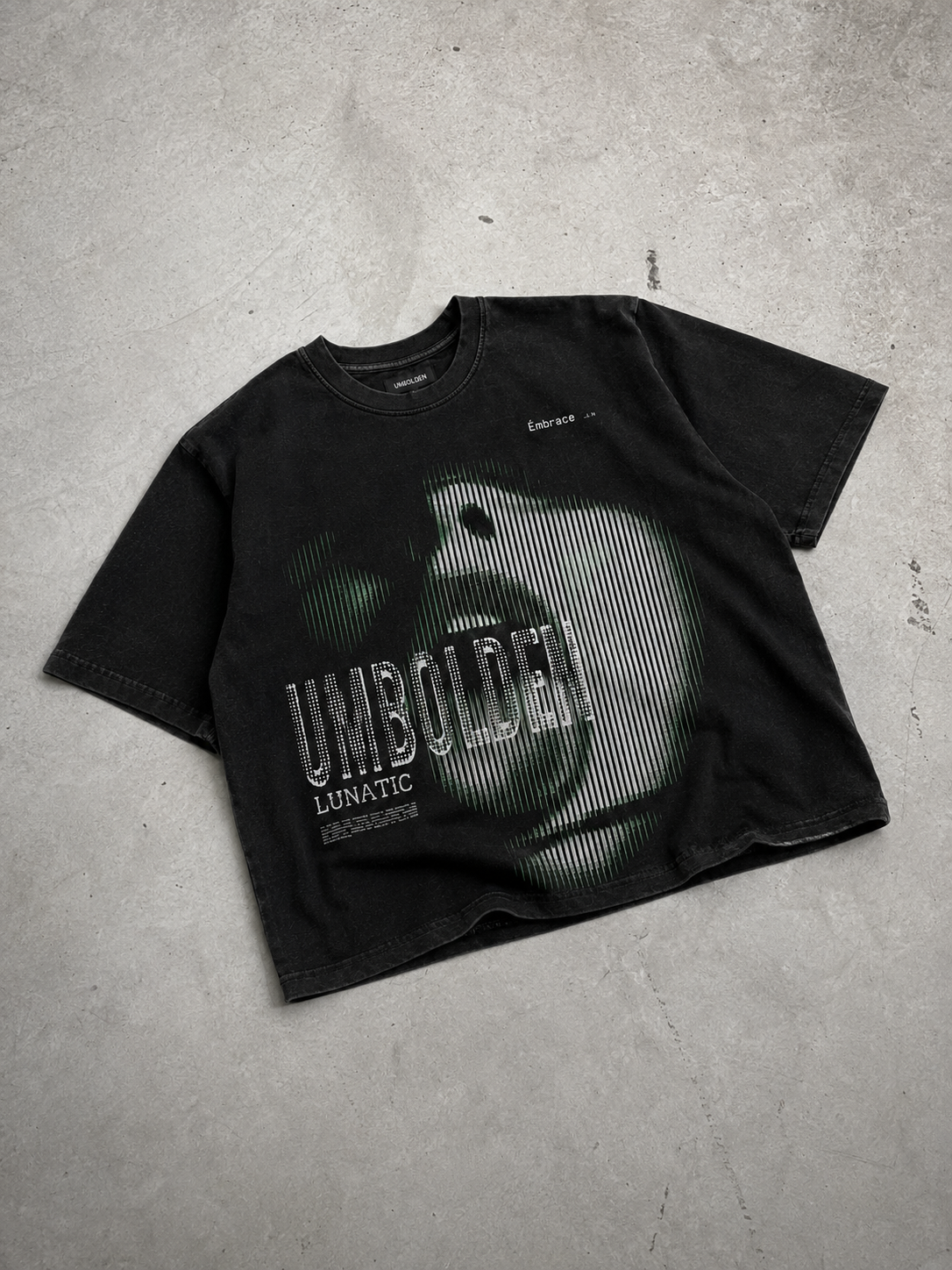 LUNATIC CROPPED OVERSIZED T-SHIRT