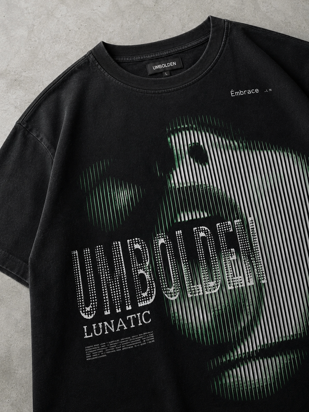 LUNATIC CROPPED OVERSIZED T-SHIRT