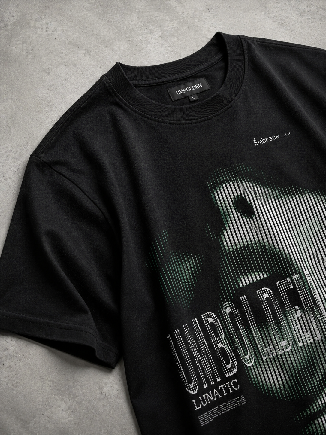 LUNATIC CROPPED OVERSIZED T-SHIRT