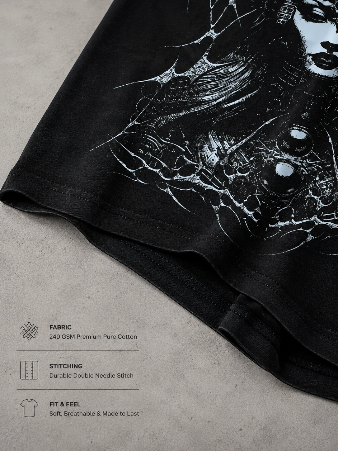 QUEEN MONARCH CROPPED OVERSIZED T-SHIRT