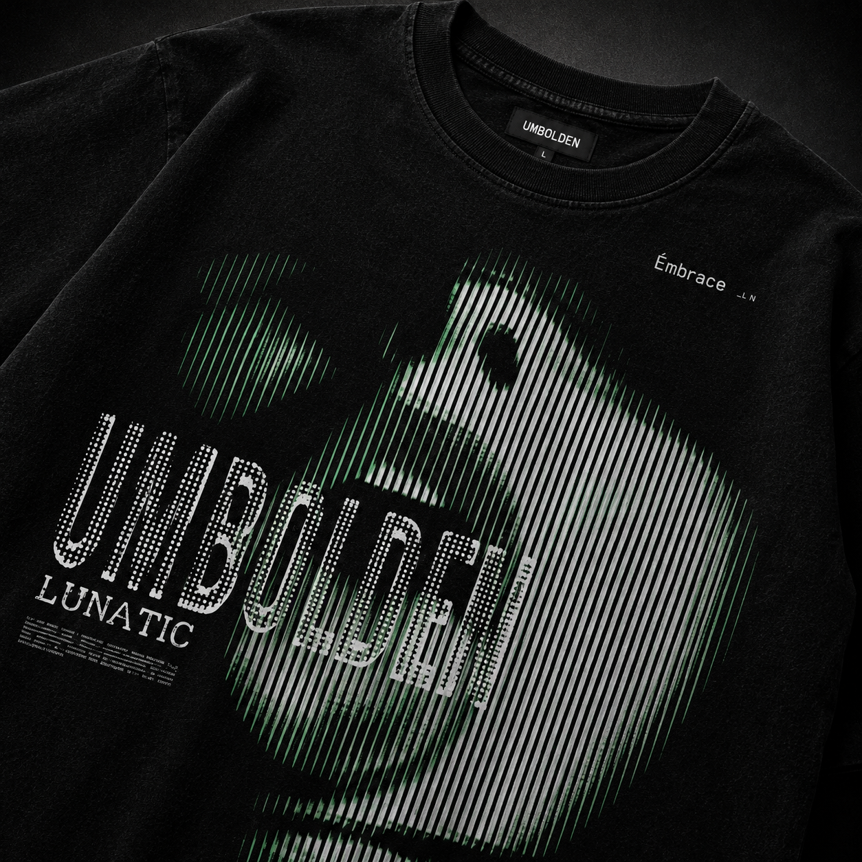 LUNATIC CROPPED OVERSIZED T-SHIRT