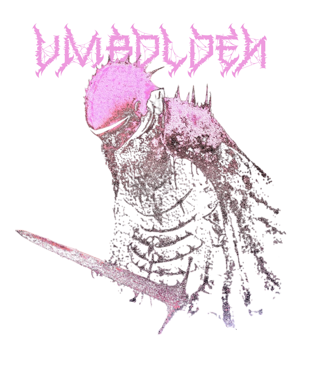 PINK WARRIOR CROPPED OVERSIZED T-SHIRT