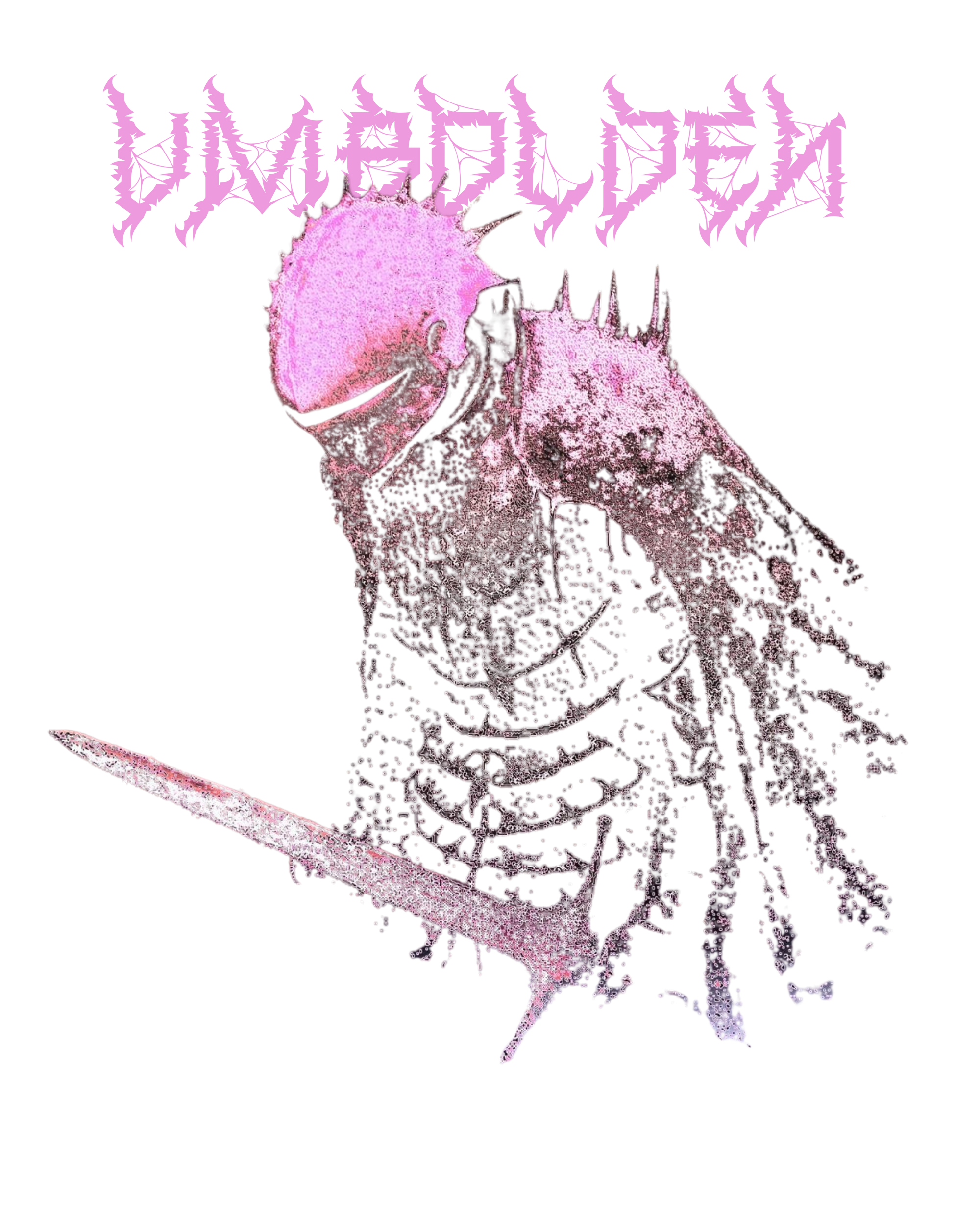PINK WARRIOR CROPPED OVERSIZED T-SHIRT