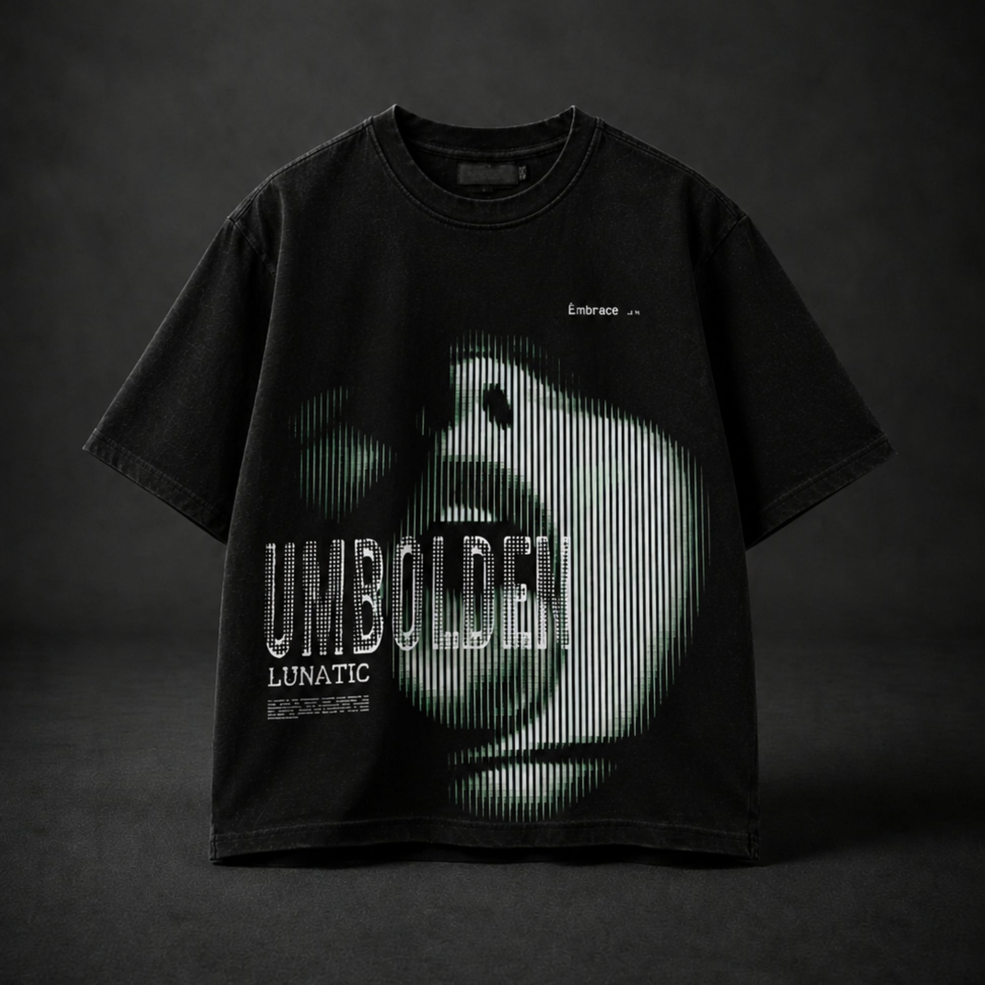 LUNATIC CROPPED OVERSIZED T-SHIRT