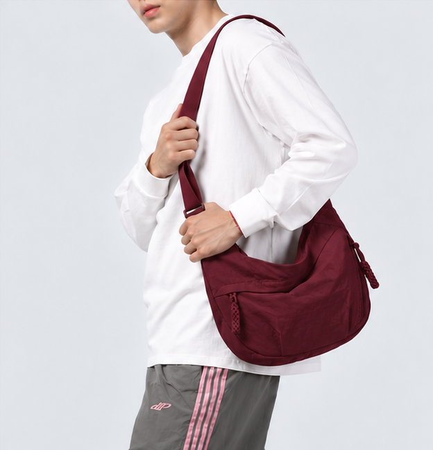 Everyday Sling Shoulder Bag | Burgundy