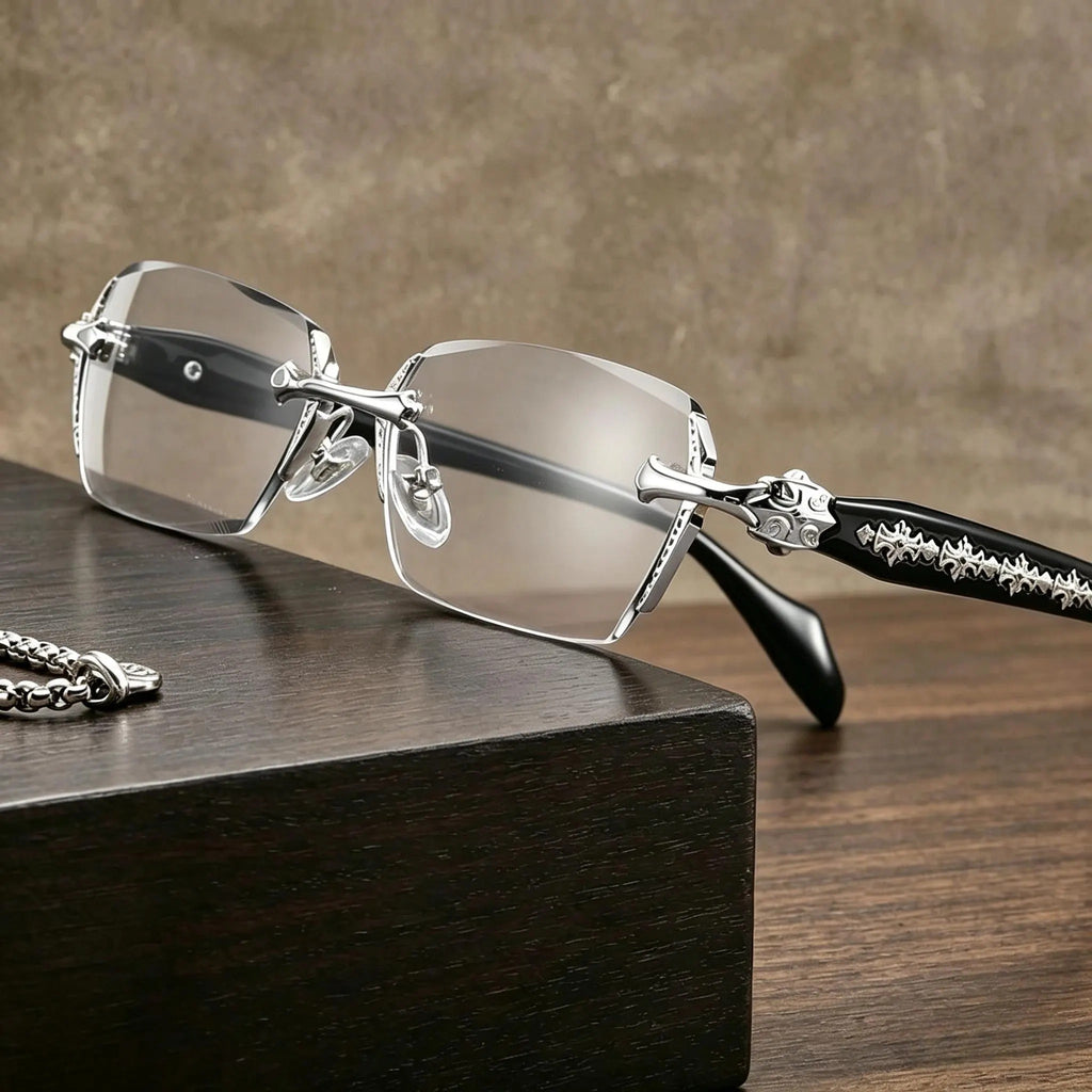 Chrome Hearts Rimless Glasses