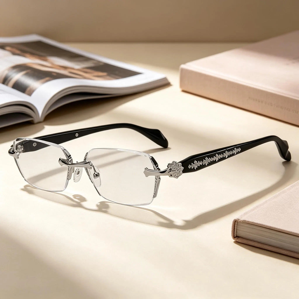Chrome Hearts Rimless Glasses