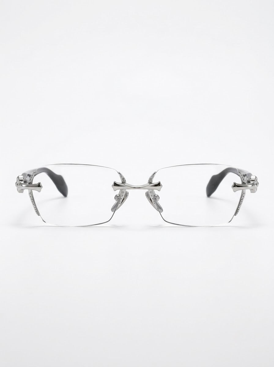 Chrome Hearts Rimless Glasses